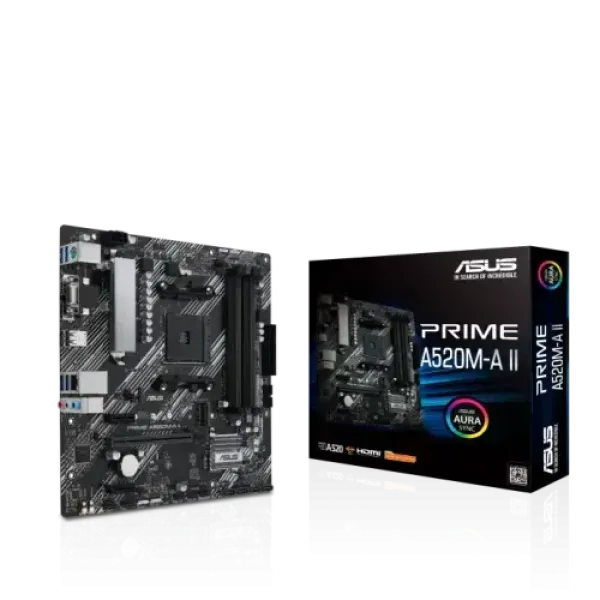 Asus PRIME A520M-A II AM4 DDR4 micro ATX Motherboard
